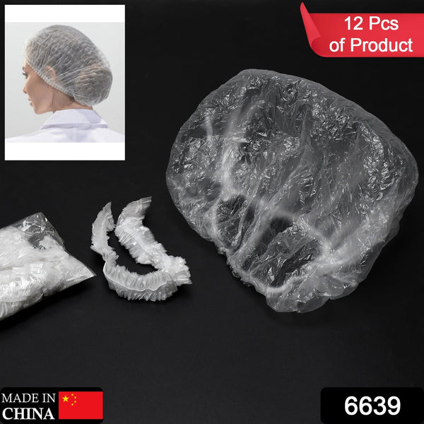 Waterproof plastic hair bath caps The Urban Martly wrapped