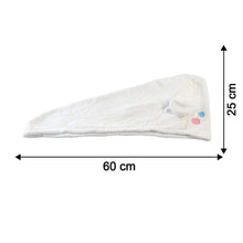 Cute Cartoon Hooded Hair Drying Towel Cap (1 Pc)